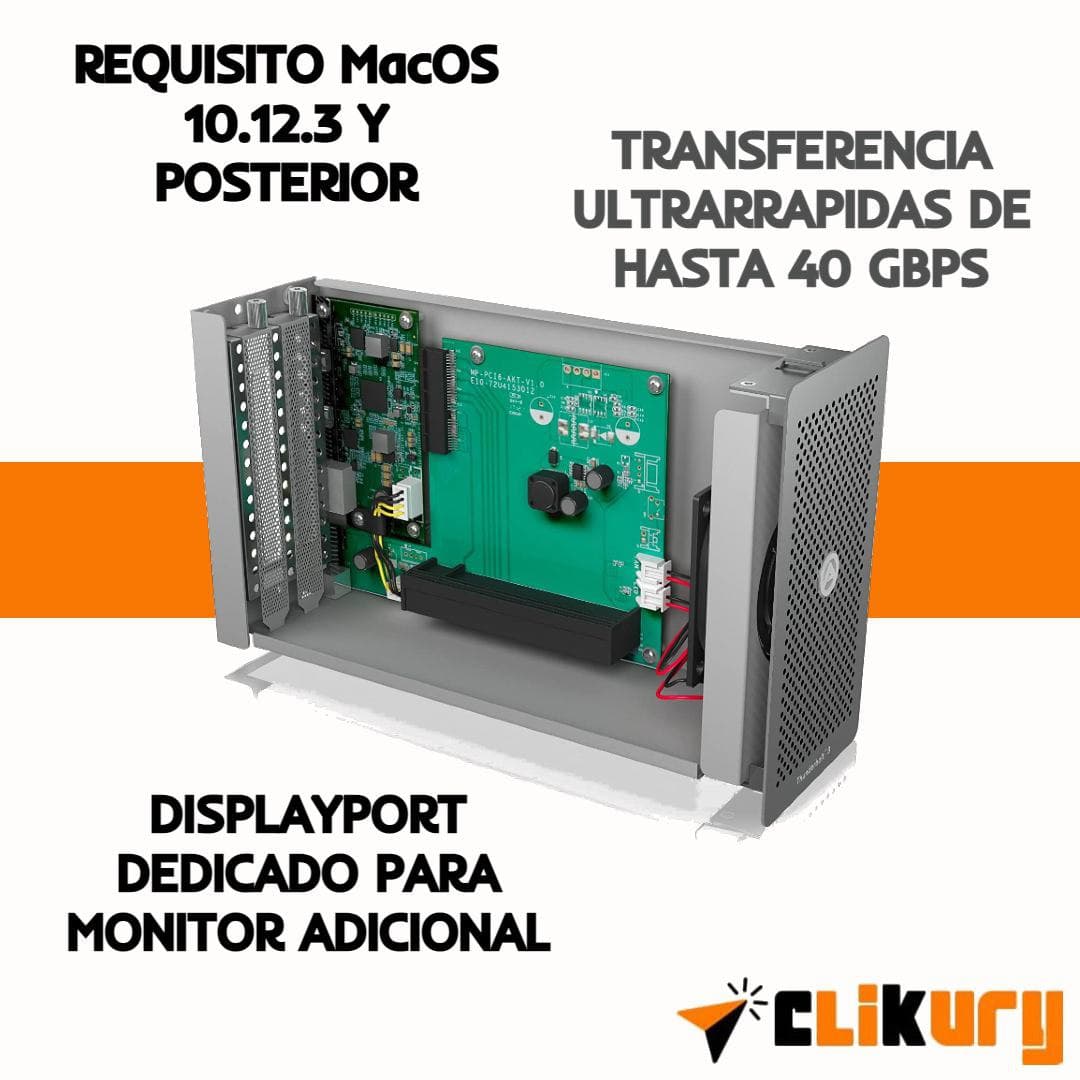 Analisis graficas externas akitio node 7