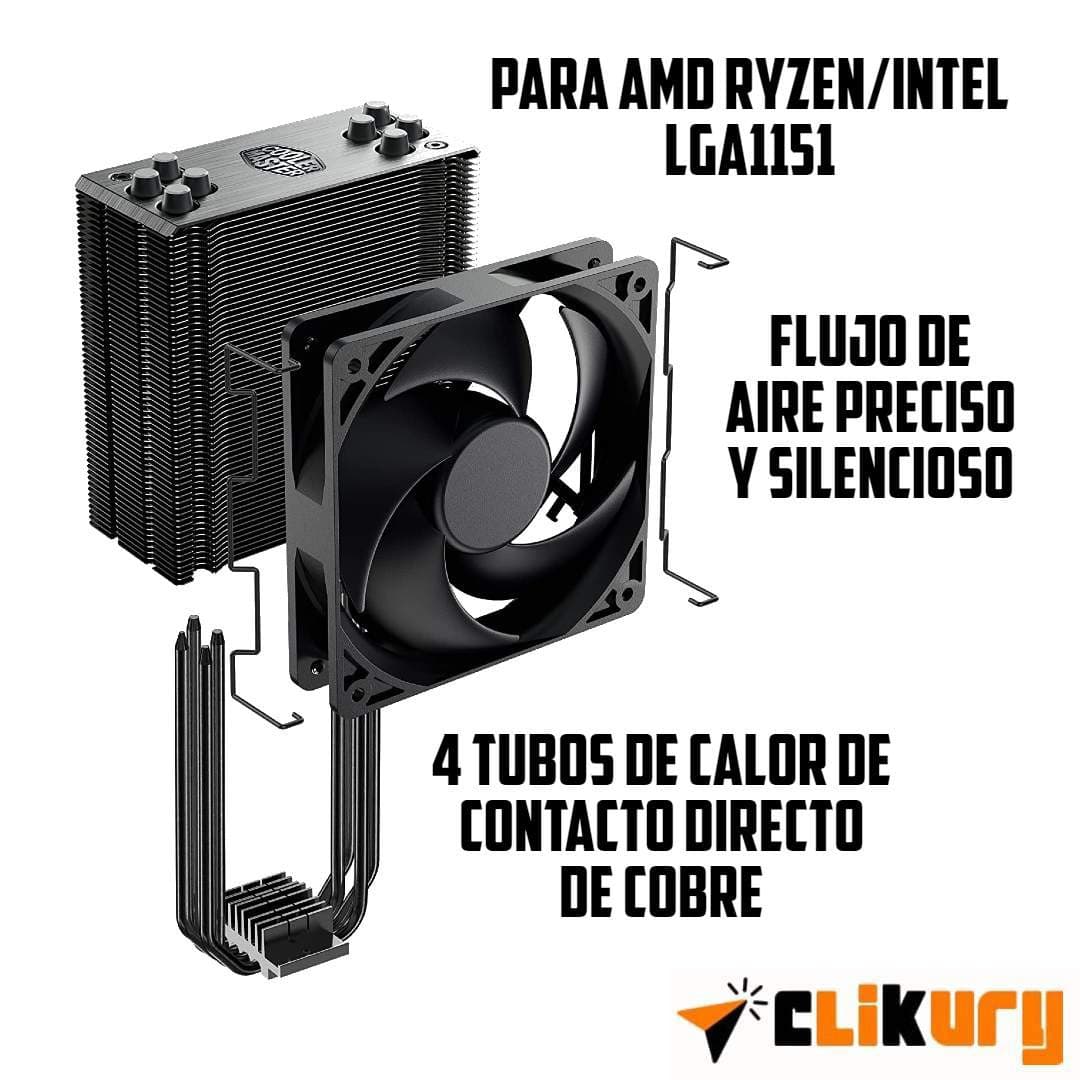 Analisis refrigeracion cooler master hyper 212 black edition 12