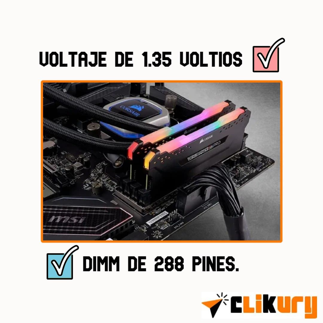 Analisis memorias ram corsair vengeance rgb pro 11