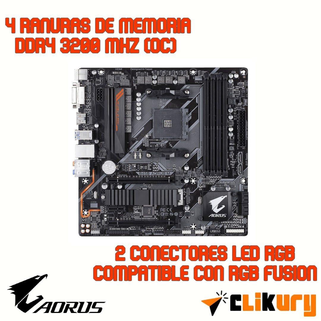 Analisis placas base gigabyte b450 aorus m 9