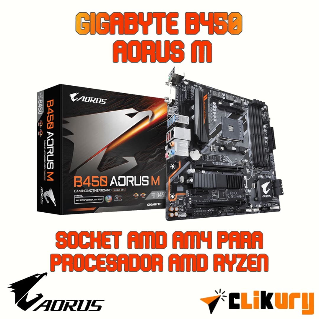 Analisis placas base gigabyte b450 aorus m 10