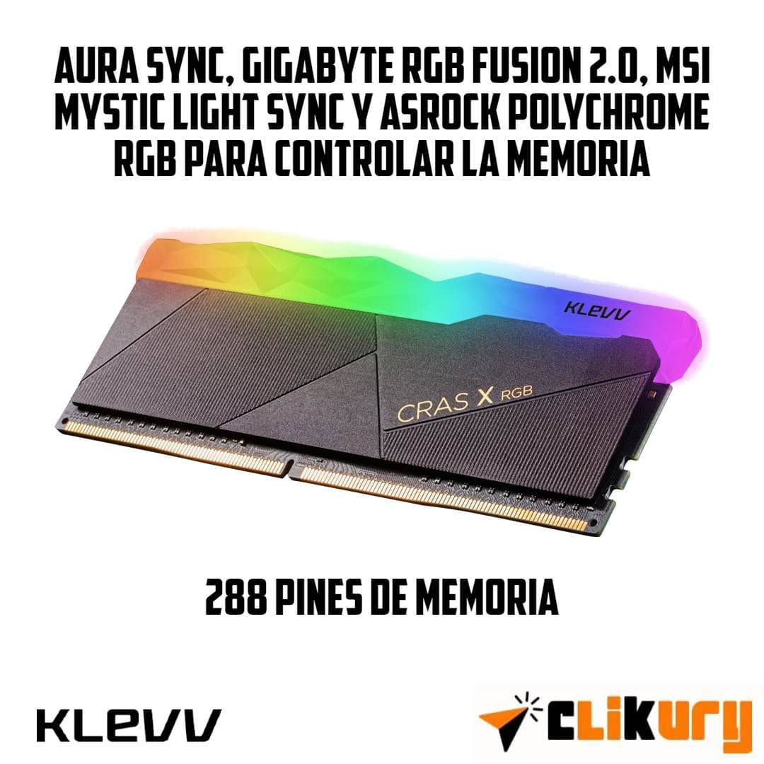 Analisis memorias ram klevv cras x rgb 13