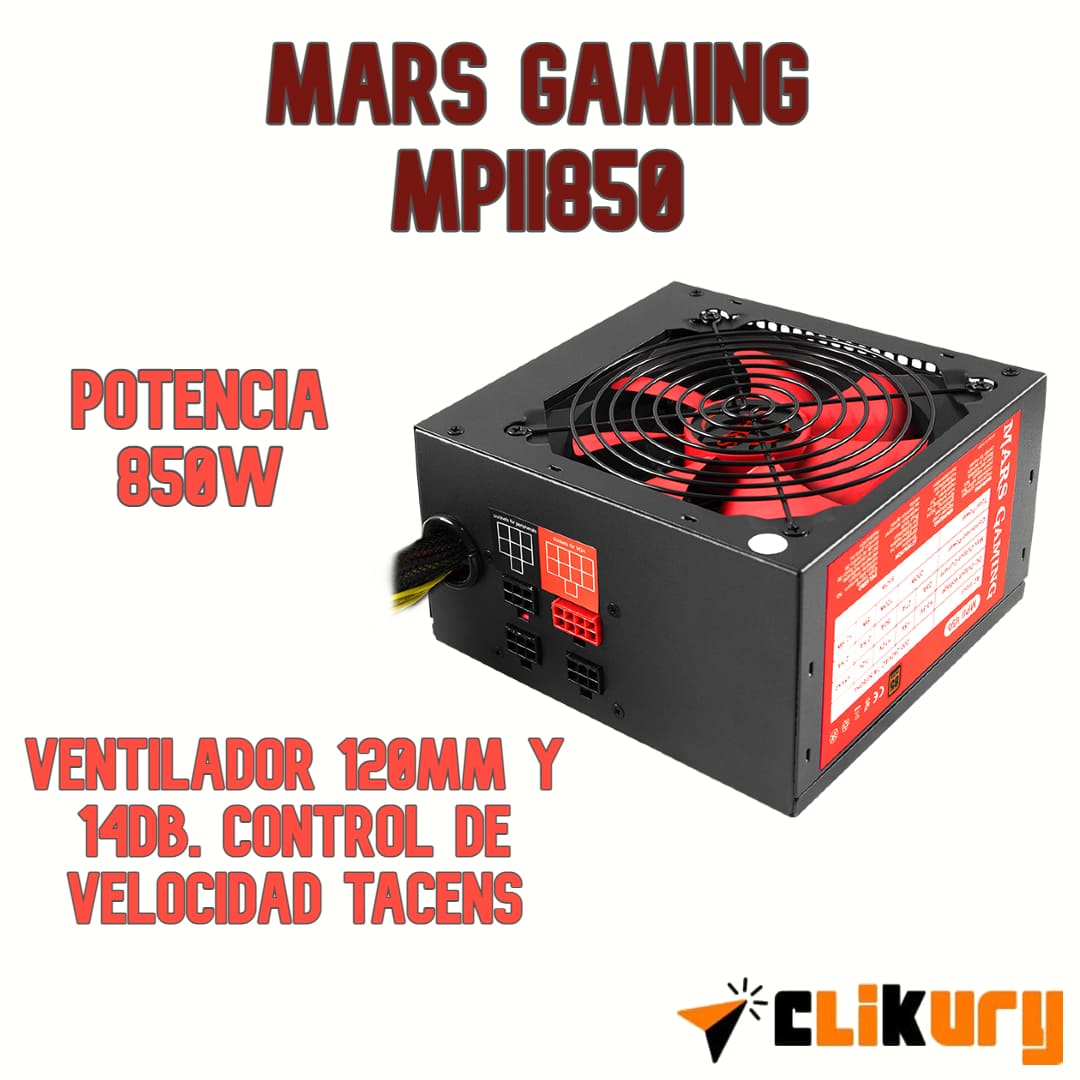 Analisis fuentes alimentacion mars gaming mpii850 10