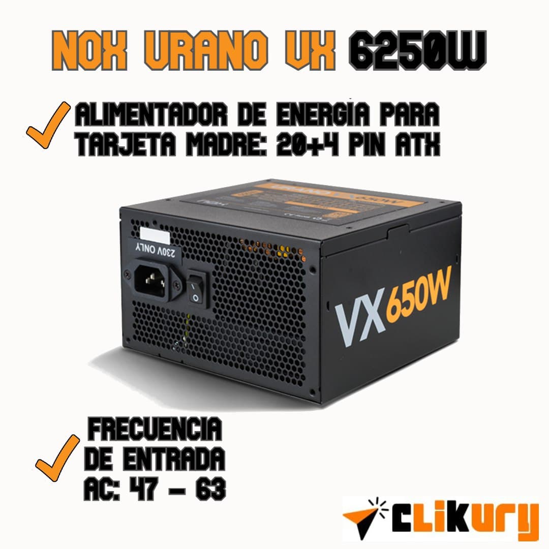 Analisis fuentes alimentacion nox urano vx 650w 14