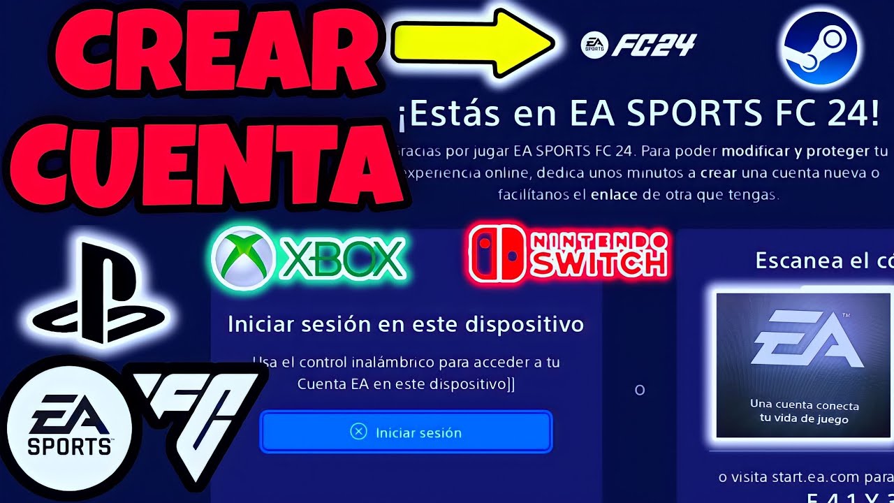 ¡Crea tu cuenta en EA Sports de forma fácil y rápida en tu PS4! (2023)