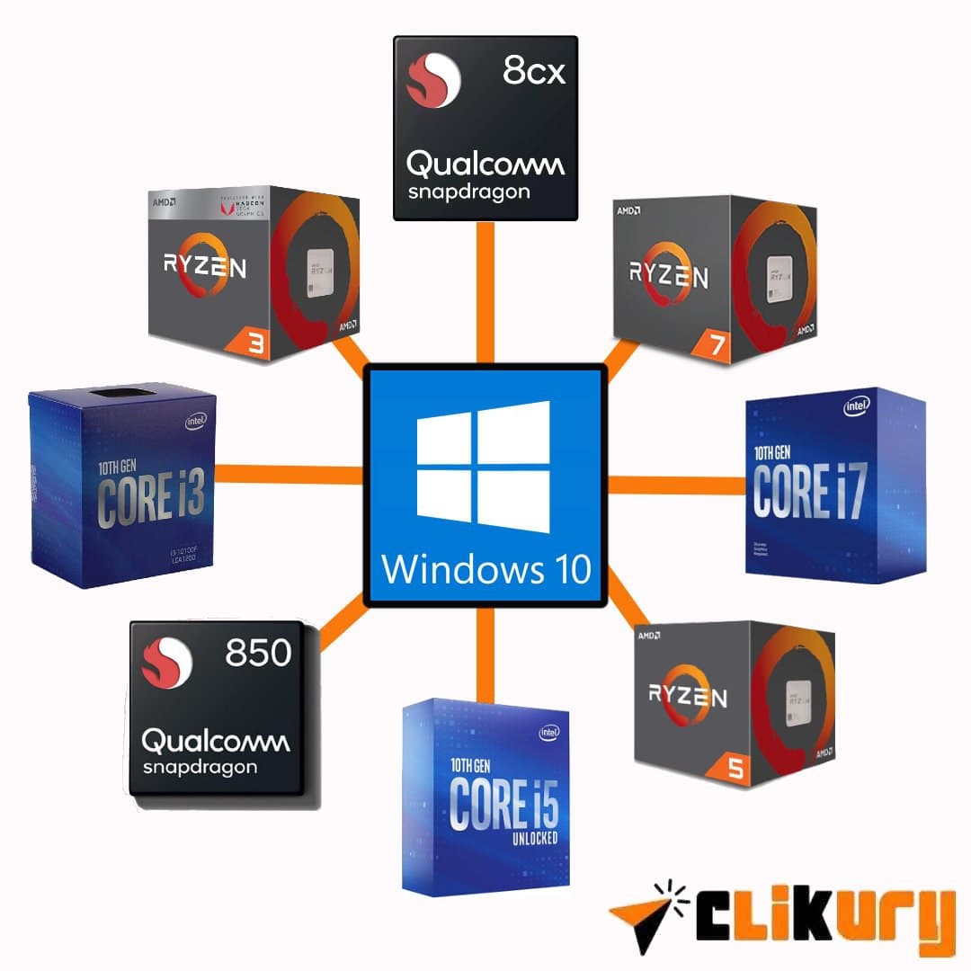 Procesadores compatibles con Windows 10